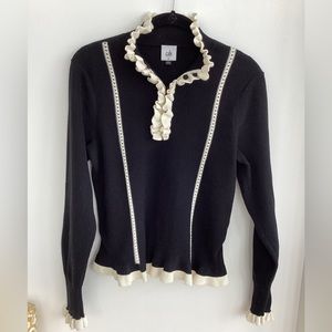 Cabi #4103 Ador ruffle pullover